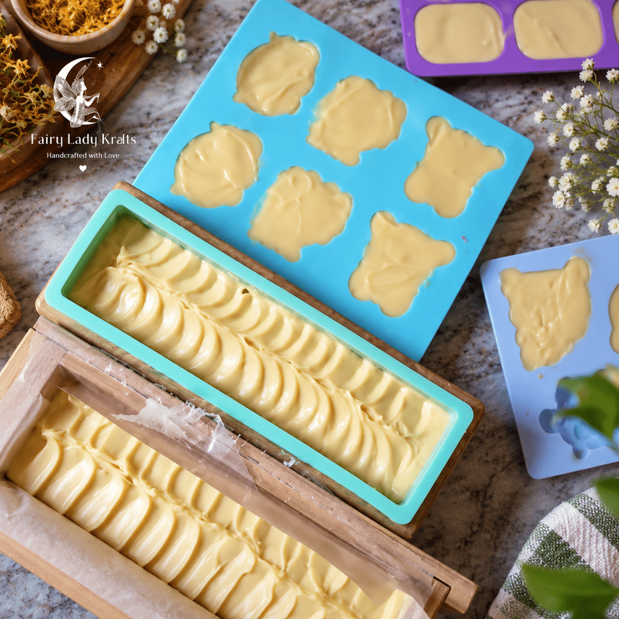Handcrafted soap making at Fairy Lady Krafts
